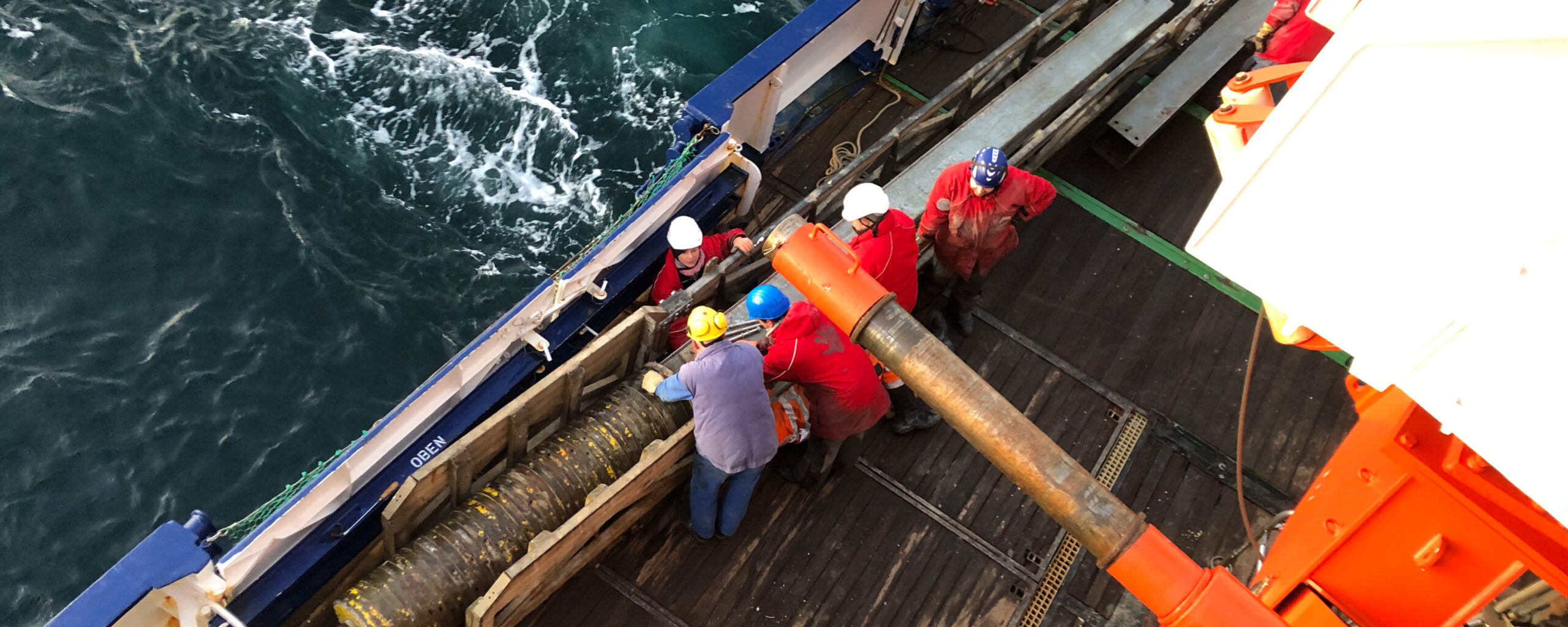 A group of people on a boat