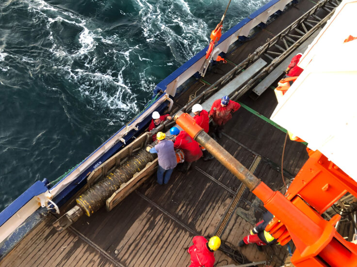 A group of people on a boat