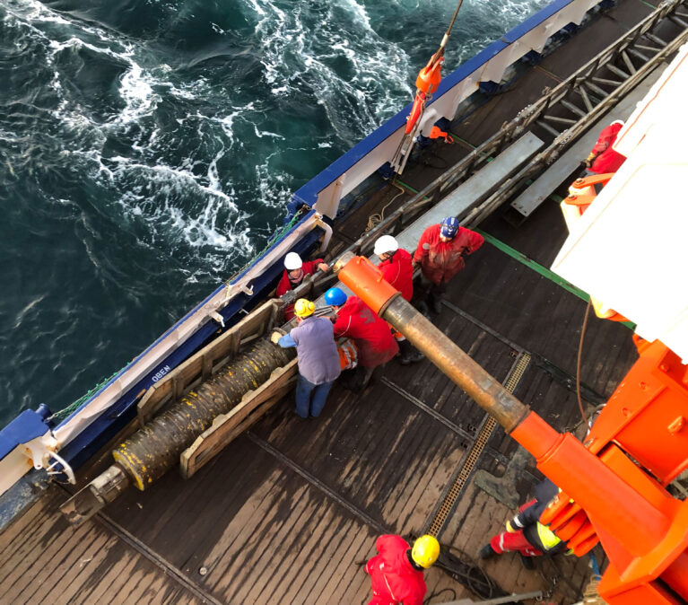 A group of people on a boat