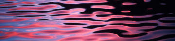 Colourful ripples on water