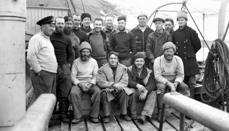 A group of people posing for a photo.