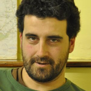 A man looking at the camera.