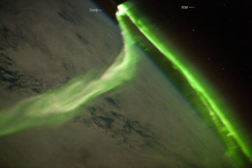 Aurora Australis from the ISS