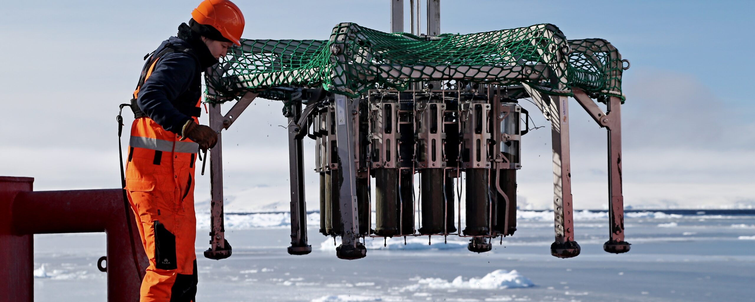 Antarctic Engineering Team during equipment deployment from SDA