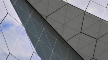 A wire on the side of a building.