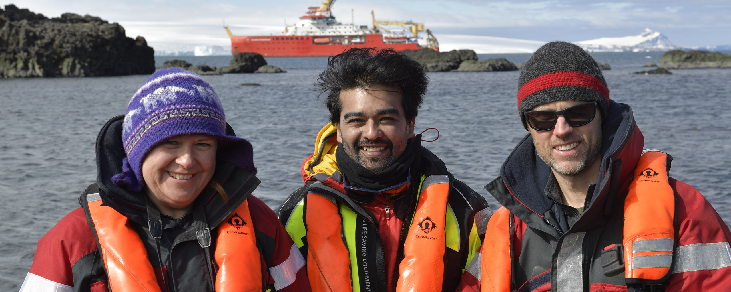 King George Island geological field party