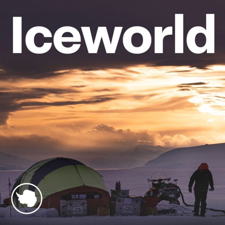 A sign in front of a sunset