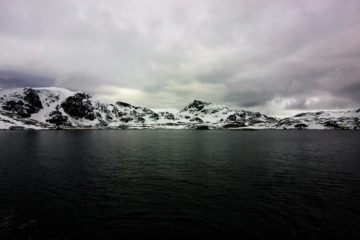 A large body of water.