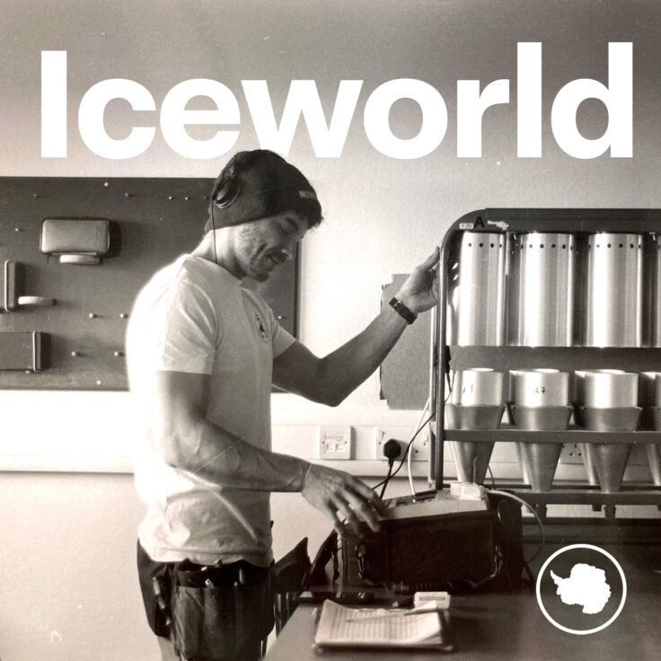 A man standing in front of a stove