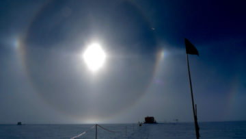 A large body of water.