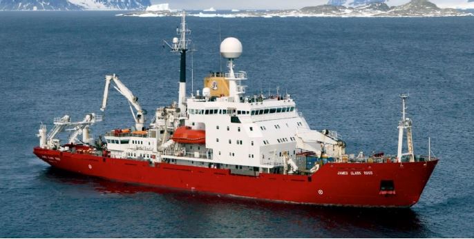 A large ship in a body of water.