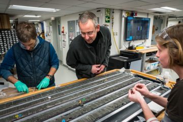A group of people in a room.