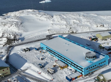 A car covered in snow