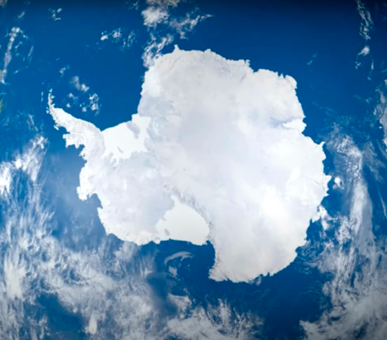 antarctica from space